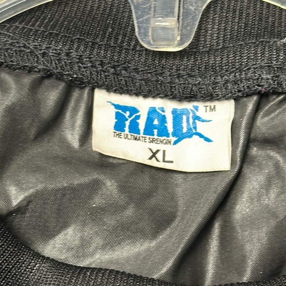 RAD, The Ultimate Strength Sauna Sweat Suit - Pants & Top, Black/ Pink XL, EUC - Picture 3 of 10